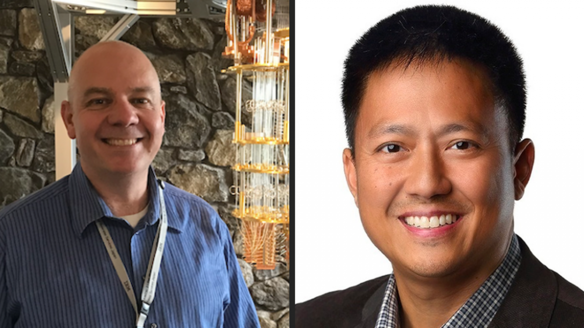 IBM Quantum Ambassador's Brian Eccles and Gabe Chang.