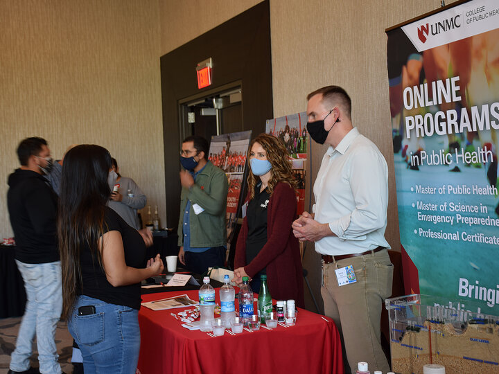 EQUATE booth at a tribal STEM career fair